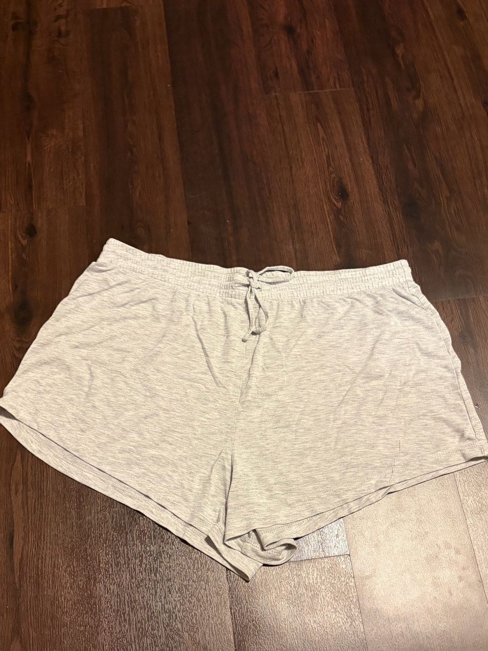 Auden Light Gray Lounge Shorts with Drawstring